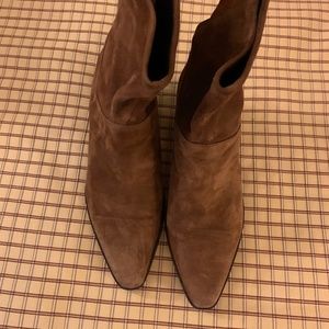 Suede Booties size 10 Wide ( one of two colors for sale)